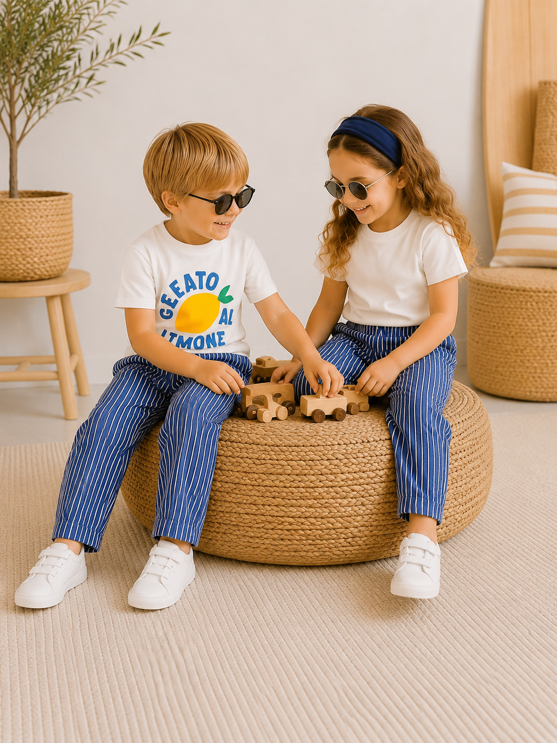 Marin Unisex Çocuk Pantolon