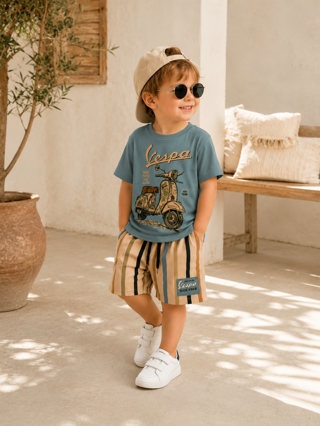 Vespa Unisex Çocuk Takım