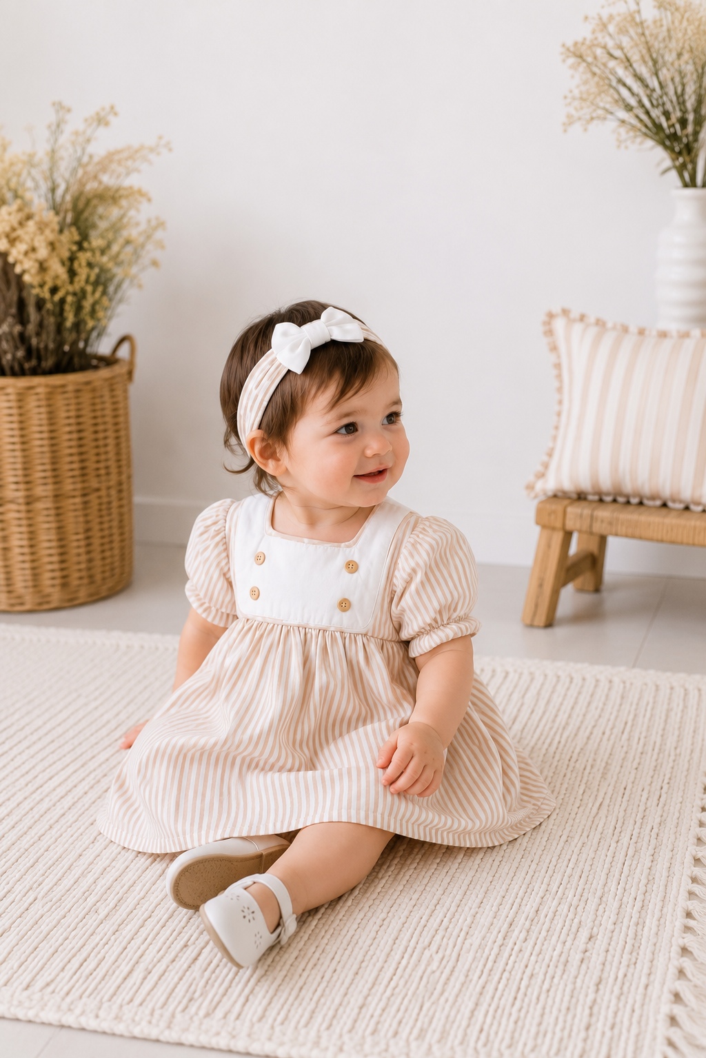 Léonie Kız Bebek Elbise