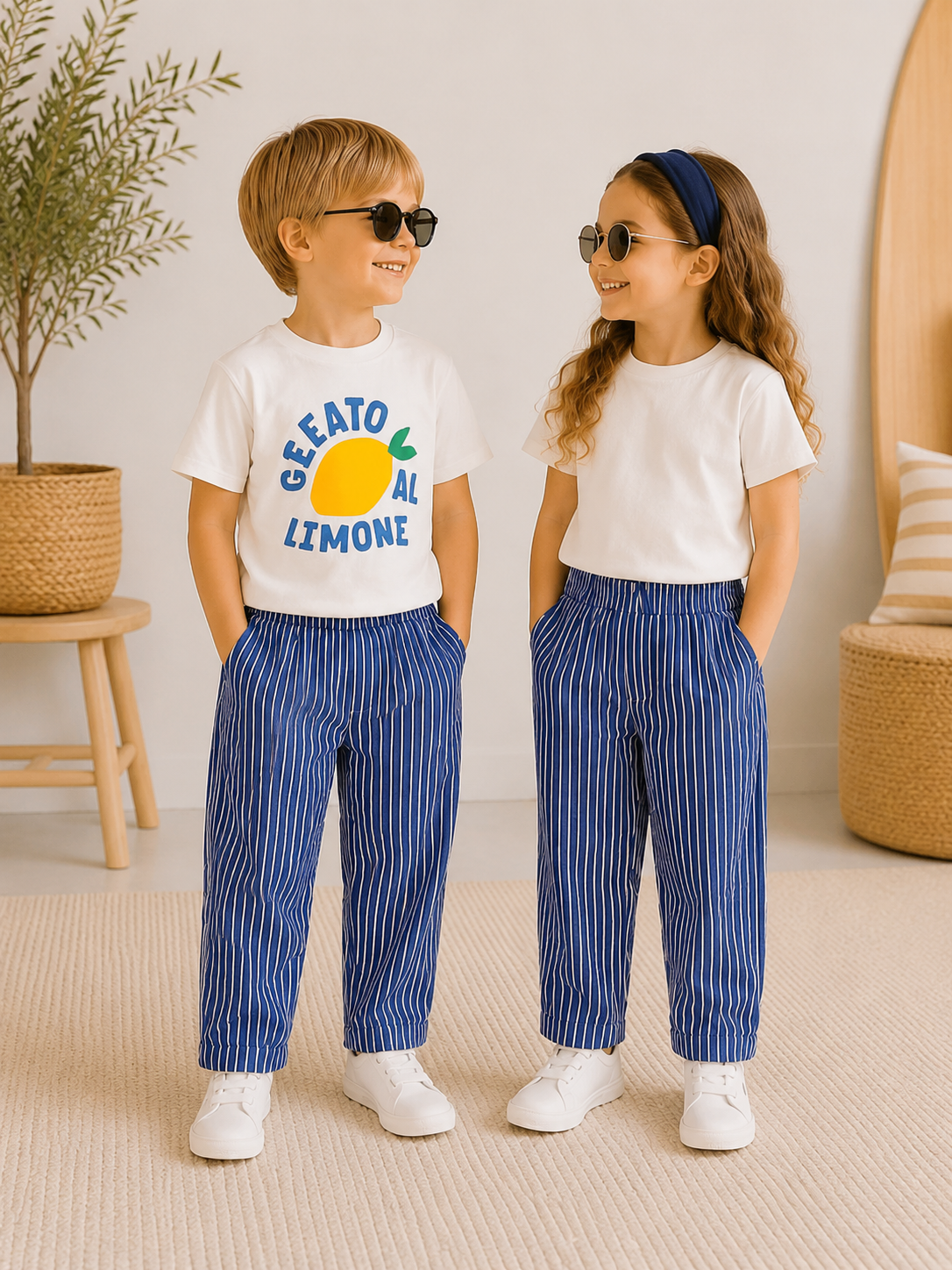Marin Unisex Çocuk Pantolon