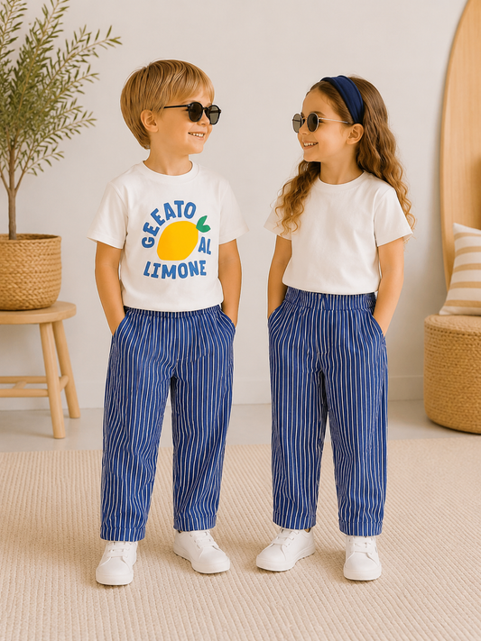 Marin Unisex Çocuk Pantolon