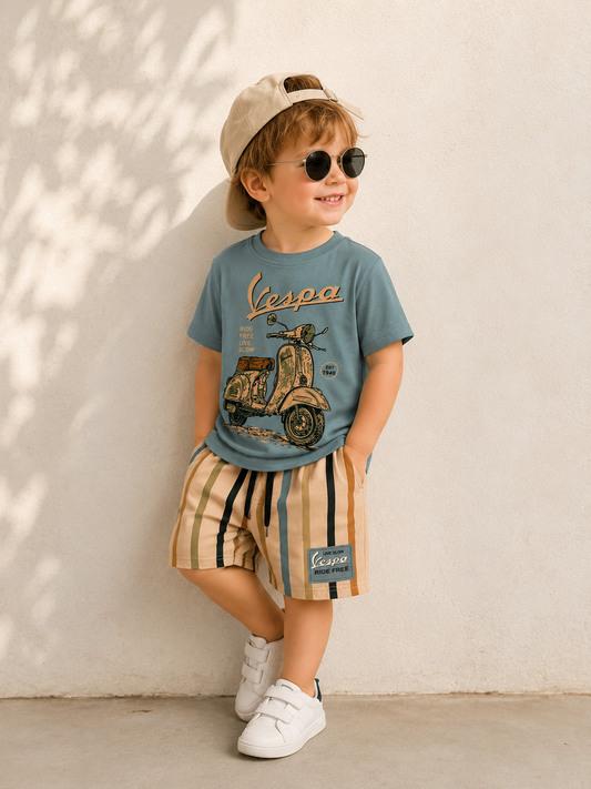Vespa Unisex Çocuk Takım