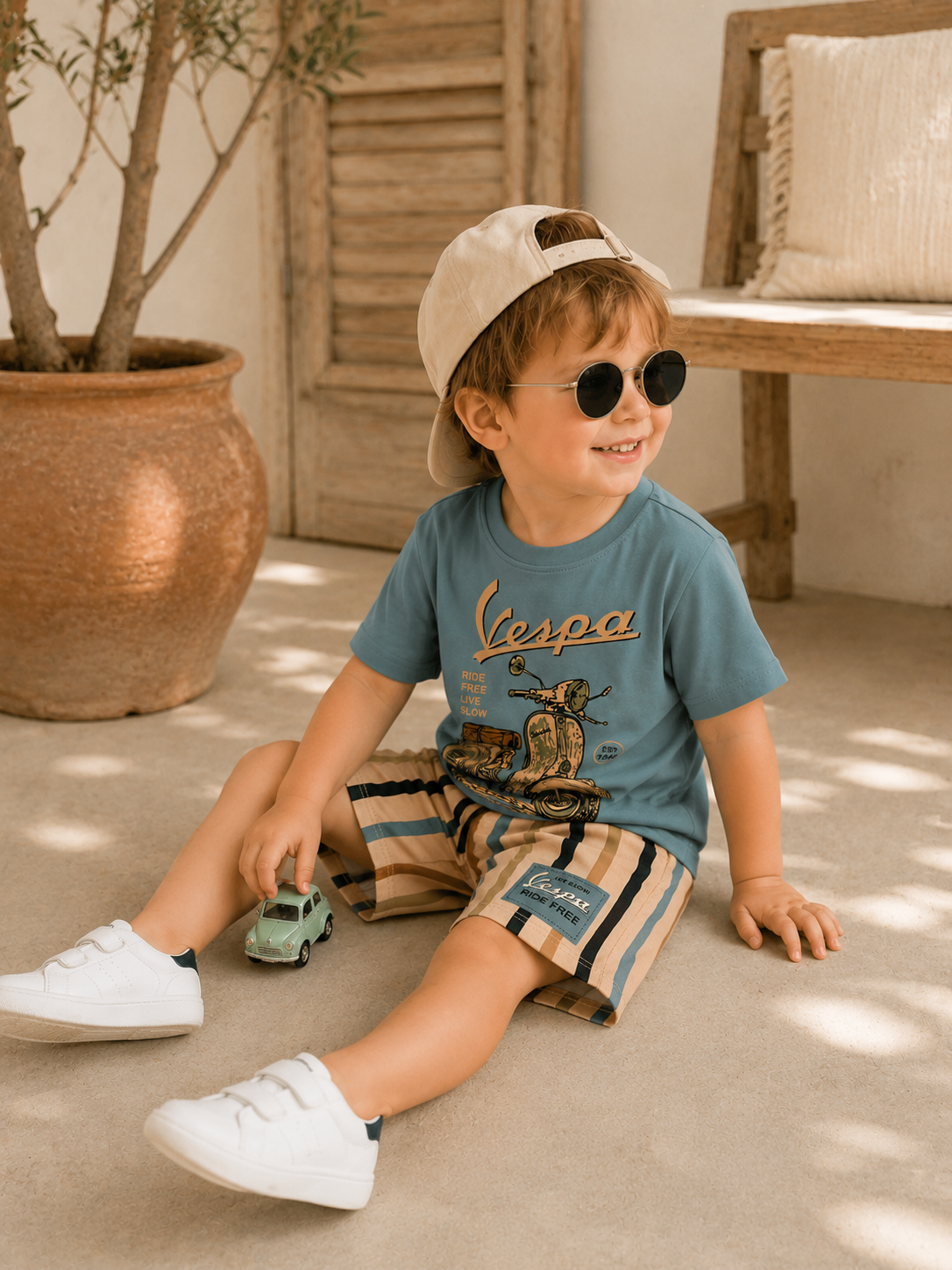 Vespa Unisex Çocuk Takım